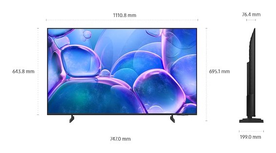 EAN 8806097251910 - Samsung UE50U7022FKXXH Televisor 127 cm (50") 4K Ultra HD Smart TV Wifi Gris imagen 9