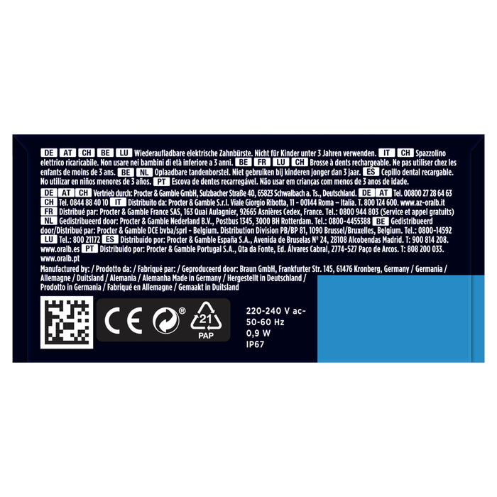 EAN 4210201396901 - Oral-B Genius X 80354126 cepillo eléctrico para dientes Adulto Cepillo de dientes oscilante Blanco imagen 5