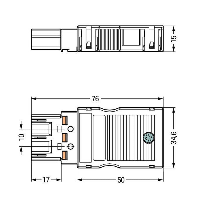 EAN 4044918254083 - Wago 770-113 conector de cable eléctrico Conector Berg imagen 2