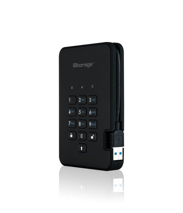 EAN 5060220251243 - iStorage diskAshur 2 disco duro externo 2 TB 5400 RPM USB tipo A 3.2 Gen 1 (3.1 Gen 1) Negro imagen 3