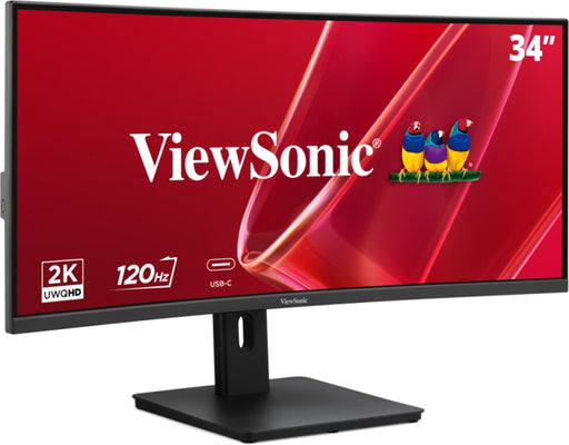 EAN 0766907040999 - Viewsonic VA VA3420C-2 pantalla para PC 86,4 cm (34") 3440 x 1440 Pixeles UltraWide Quad HD LED Negro imagen 2