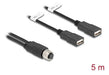 EAN 4043619606528 - DeLOCK 60652 cable para sensor y actuador 5 m M12 2 x USB Type-A Negro imagen 2