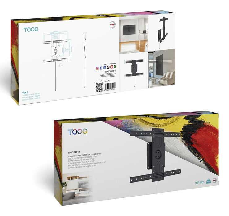 EAN 8433281015500 - TooQ LP3780F-R soporte para TV 2,03 m (80") imagen 9