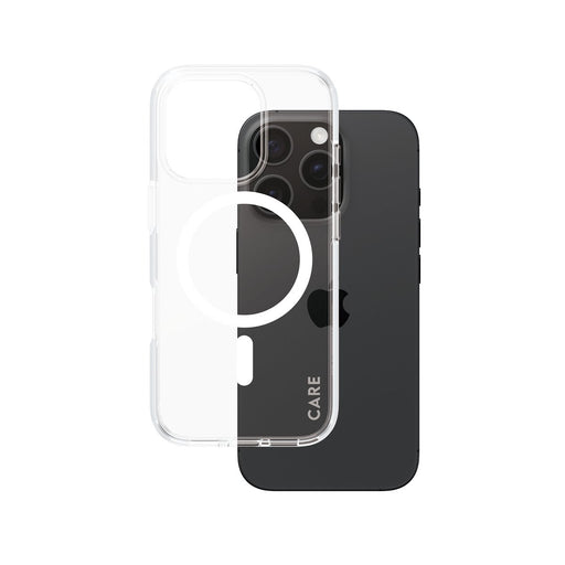 EAN 5715685004049 - PanzerGlass CARE™ by ® Urban Combat Case Transparent w. White MagSafe iPhone 16 Pro funda para teléfono m imagen 1