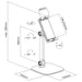 EAN 4043718317349 - InLine 55720S soporte Soporte pasivo Tablet/UMPC Negro imagen 2