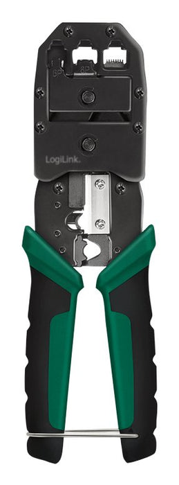 EAN 4052792078541 - LogiLink WZ0079 crimpadora Herramienta para prensar Negro, Verde imagen 2