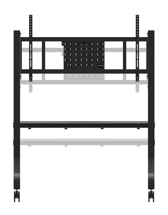 EAN 8717371443092 - Neomounts FL50-575BL1 mueble y soporte para dispositivo multimedia Negro Carro/soporte de suelo con rueda imagen 4