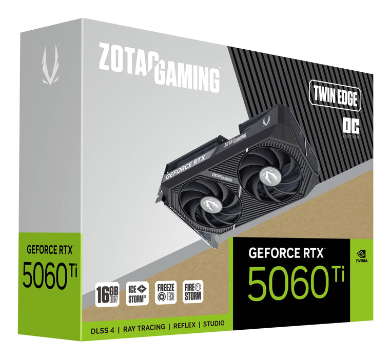 EAN 8886307700629 - Zotac GAMING GeForce RTX 5060 Ti Twin Edge OC NVIDIA 16 GB GDDR7 imagen 7
