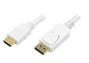 EAN 4052792002362 - LogiLink 2m, HDMI-DP DisplayPort Blanco imagen 1