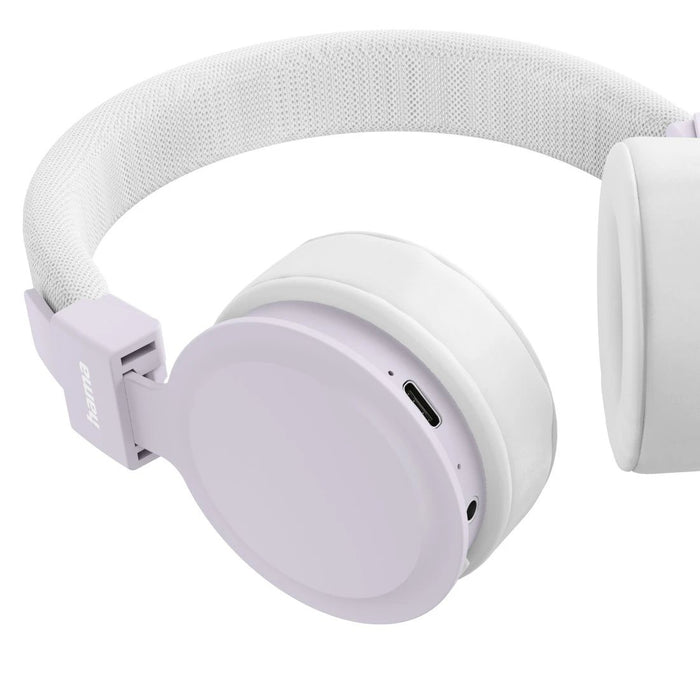 EAN 4047443537812 - Hama Freedom Lit III Auriculares Inalámbrico Diadema Llamadas/Música USB Tipo C Bluetooth Lila, Blanco imagen 6