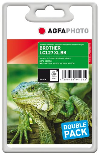 EAN 4250164841292 - AgfaPhoto APB127BDUOD cartucho de tinta Negro imagen 1