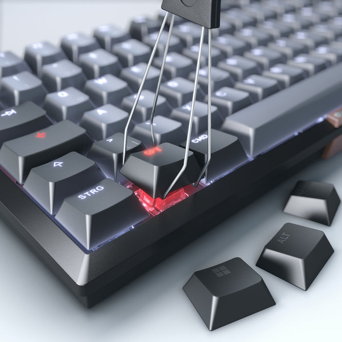 EAN 4025112117725 - CHERRY KW 300 MX teclado Hogar USB + Bluetooth QWERTZ Alemán Negro, Cobre, Gris imagen 5