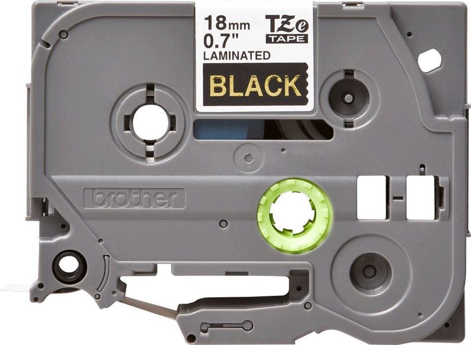 EAN 0012502625858 - Brother TZE-344 cinta para impresora de etiquetas Oro sobre negro imagen 3