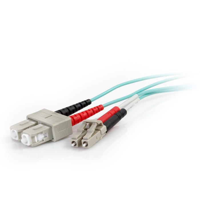 EAN 0757120855422 - C2G 85542 Cable de fibra óptica e InfiniBand 3 m LC ST OFNR Color aguamarina imagen 2