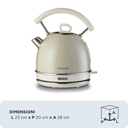EAN 8003705114289 - Ariete 2877/03 tetera eléctrica 1,7 L 2000 W Beige imagen 2