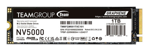 EAN 4711430808550 - Team Group NV5000 1 TB M.2 PCI Express 4.0 NVMe 3D NAND imagen 1