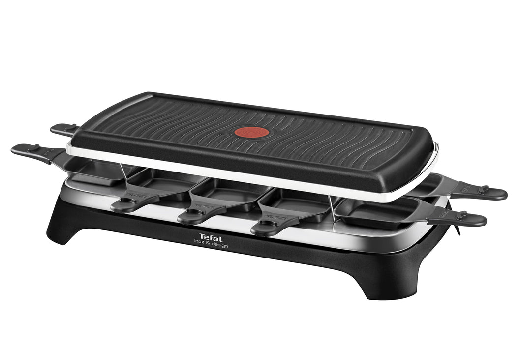 EAN 3168430851900 - Tefal RE4588 parrilla de interior 10 personas(s) 1350 W Negro, Acero inoxidable imagen 3
