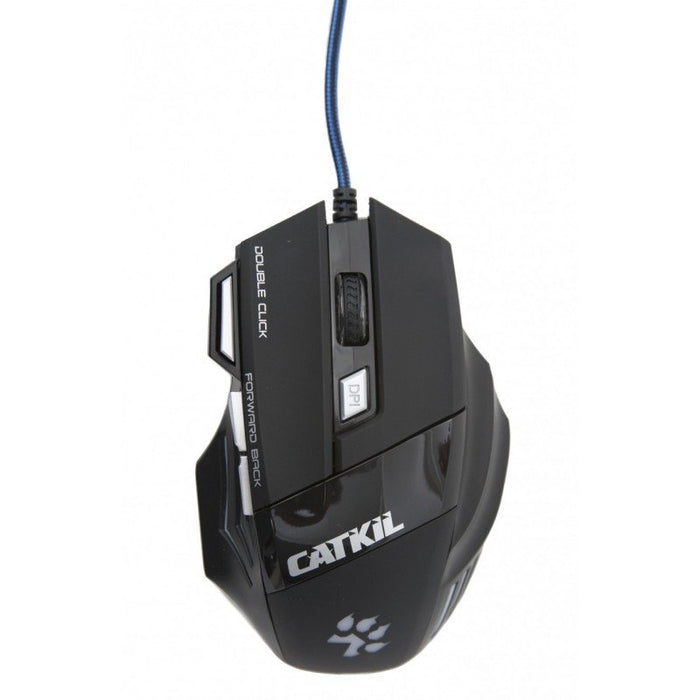 EAN 8435468000057 - Catkil Alpha ratón Juego Ambidextro USB tipo A Óptico 2400 DPI imagen 1