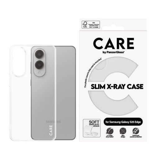 EAN 5715685025518 - PanzerGlass CARE™ by ® X-Ray Case Samsung S25 Edge funda para teléfono móvil Transparente imagen 2