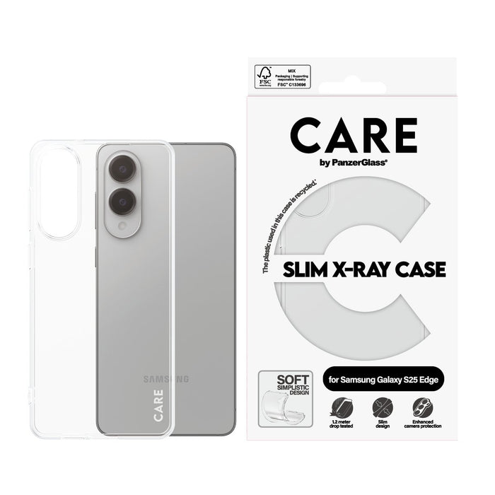 EAN 5715685025518 - PanzerGlass CARE™ by ® X-Ray Case Samsung S25 Edge funda para teléfono móvil Transparente imagen 2