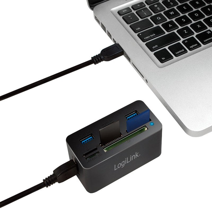 EAN 4052792048698 - LogiLink CR0042 base para portátil y replicador de puertos Alámbrico USB 3.2 Gen 1 (3.1 Gen 1) Type-A Neg imagen 4