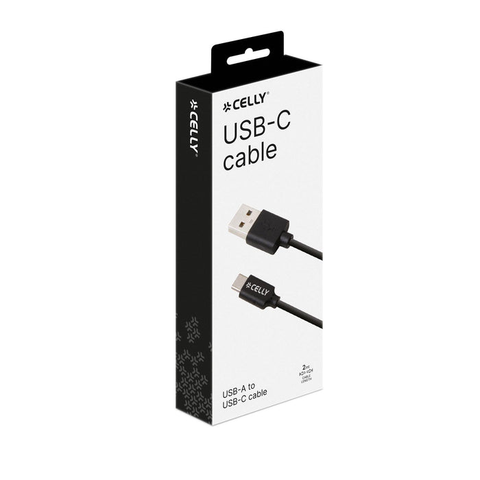 EAN 8021735731092 - Celly USB-C2M cable USB 2 m USB A USB C Negro imagen 7