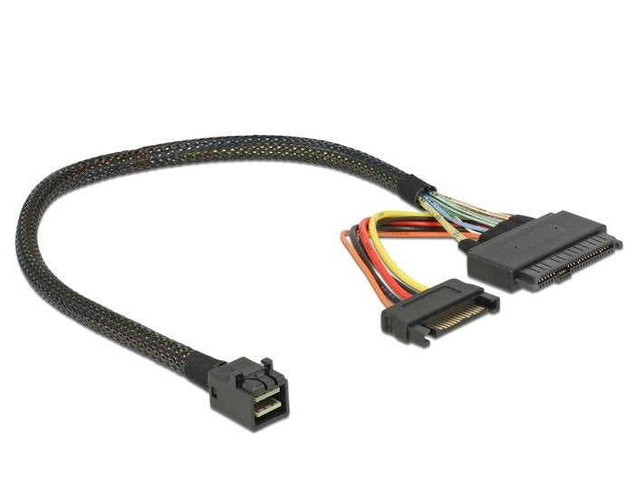 EAN 4043619848232 - DeLOCK 84823 cable Serial Attached SCSI (SAS) 0,3 m Negro imagen 1