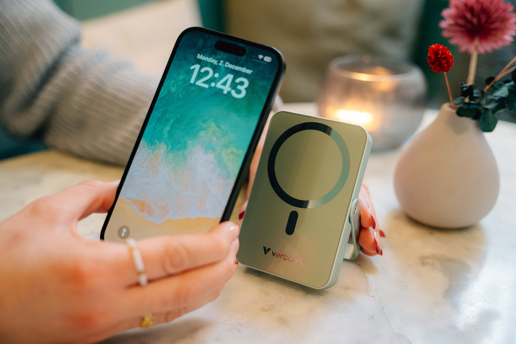 EAN 0023942322641 - Verbatim Charge 'n' Go Magnetic Wireless Polímero de litio 10000 mAh Cargador inalámbrico Negro imagen 4