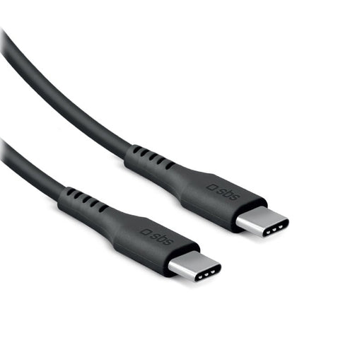 EAN 8018417541186 - SBS LACABLETCC2M60K cable USB USB 2.0 2 m USB C 0,48 Gbit/s 60 W Negro imagen 1