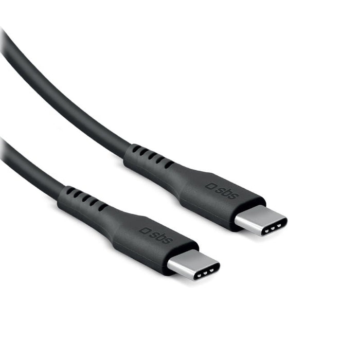 EAN 8018417541186 - SBS LACABLETCC2M60K cable USB USB 2.0 2 m USB C 0,48 Gbit/s 60 W Negro imagen 1