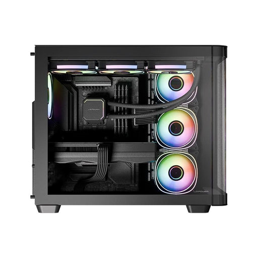 EAN 4262443280524 - LC-Power LC-8001B-ON carcasa de ordenador Midi Tower Negro imagen 2
