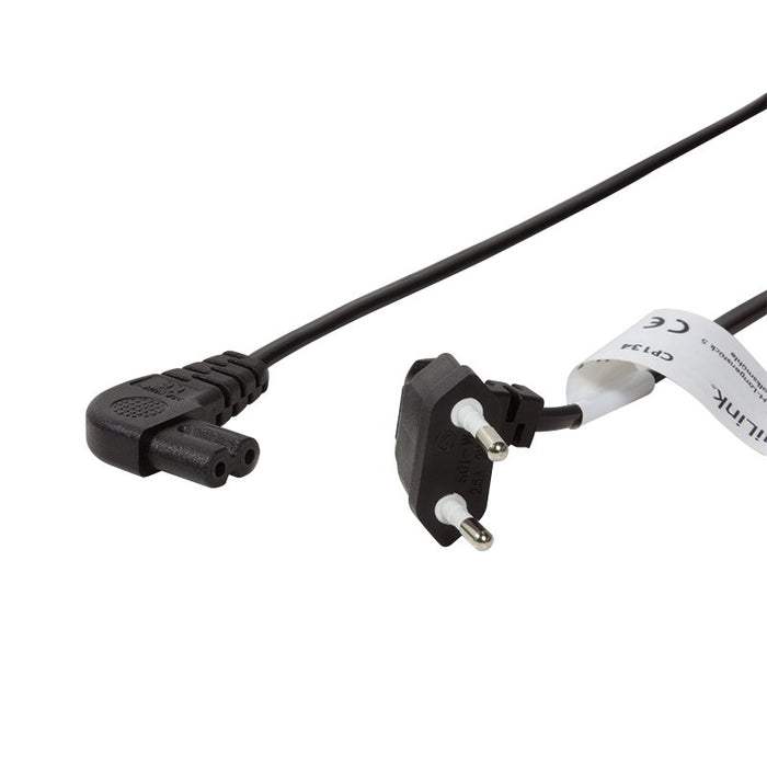 EAN 4052792039771 - LogiLink 0.75m, CEE 7/16/IEC 60320-C7 Negro 0,75 m CEE7/16 C7 acoplador imagen 1