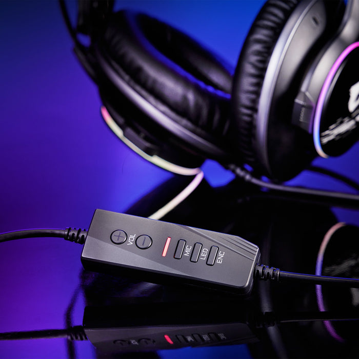 EAN 4719331551995 - GIGABYTE AORUS H1 auricular y casco Auriculares Alámbrico Diadema Juego USB tipo A Negro imagen 11