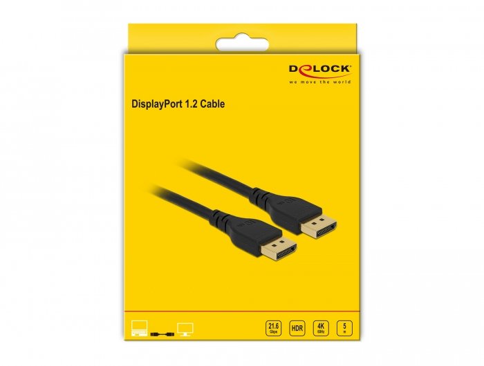 EAN 4043619859122 - DeLOCK 85912 cable DisplayPort Negro imagen 3