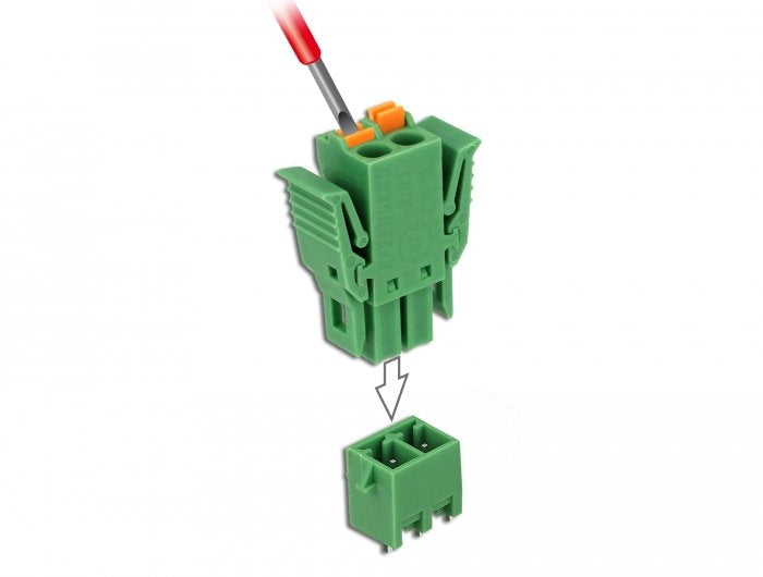 EAN 4043619659685 - DeLOCK 65968 bloque de terminales Verde imagen 3