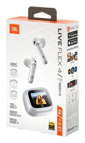 EAN 1200130035524 - JBL Live Flex 4 Auriculares Inalámbrico Dentro de oído Llamadas/Música/Deporte/Uso diario Bluetooth Plata imagen 10