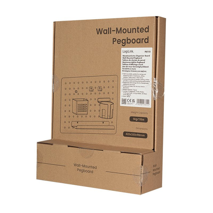 EAN 4052792076110 - LogiLink PB0105 organizador para colgar Acero, Plástico Blanco imagen 8