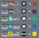 EAN 4013288180148 - Wera 05057417001 punta de destornillador 10 pieza(s) imagen 11