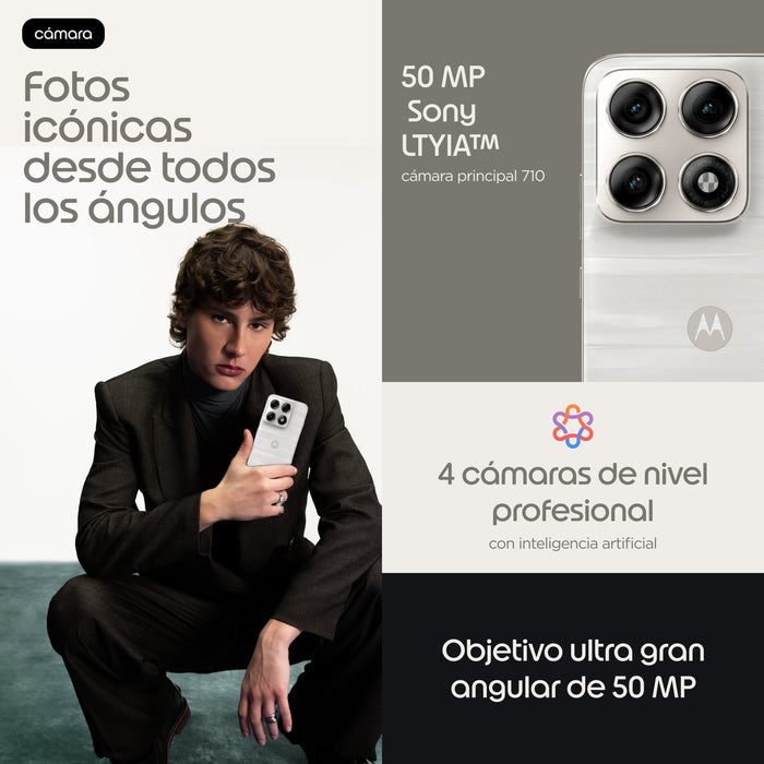EAN 840493631066 - Motorola edge 70 pro 17,2 cm (6.78") SIM doble Android 16.0 5G USB Tipo C 12 GB 512 GB 6500 mAh Blanco imagen 7