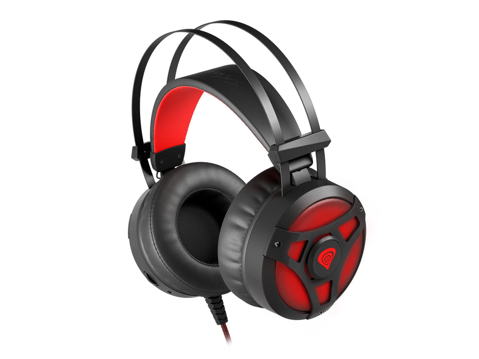 EAN 5901969410648 - GENESIS Neon 360 Auriculares Alámbrico Diadema Juego Negro, Rojo imagen 3