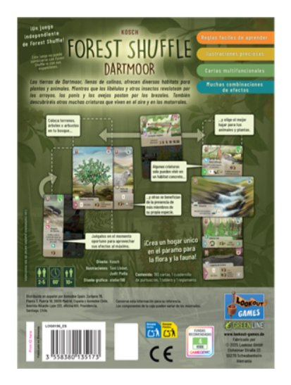 EAN 3558380135173 - Asmodee LOG0156ES juego de tablero Forest Shuffle Dartmoor 60 min Juego de mesa Estrategia imagen 2