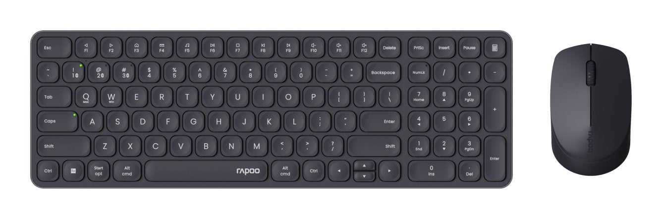 EAN 6940056125798 - Rapoo 9310M teclado Ratón incluido Oficina RF Wireless + Bluetooth Negro imagen 1