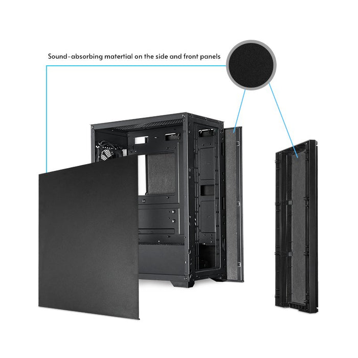 EAN 0753263078940 - Chieftec AS-02B-OP carcasa de ordenador Midi Tower Negro imagen 9