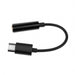 EAN 8716309103275 - Gembird CCA-UC3.5F-01 cable de teléfono móvil Negro 0,15 m USB C 3,5mm imagen 1