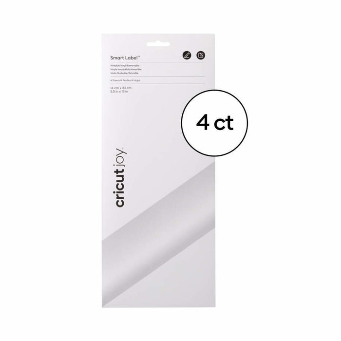 EAN 0093573527128 - Cricut Smart Label Writable etiqueta autoadhesiva Permanente Plata 4 pieza(s) imagen 1
