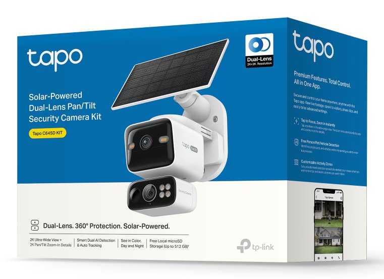 EAN 1210002608244 - TP-Link Tapo C645D KIT Cámara de seguridad IP Exterior 2304 x 1296 Pixeles Techo/Pared/Poste imagen 4