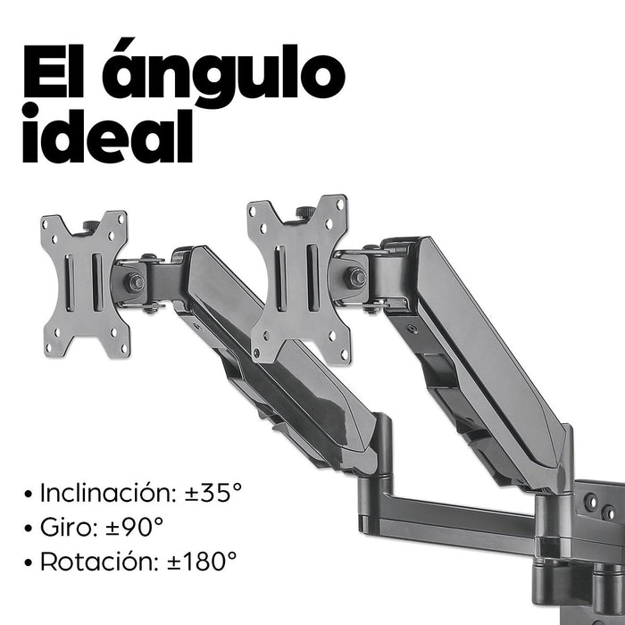 EAN 0766623461597 - Manhattan 461597 soporte para monitor 81,3 cm (32") Escritorio Gris imagen 11