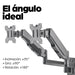 EAN 0766623461597 - Manhattan 461597 soporte para monitor 81,3 cm (32") Escritorio Gris imagen 11