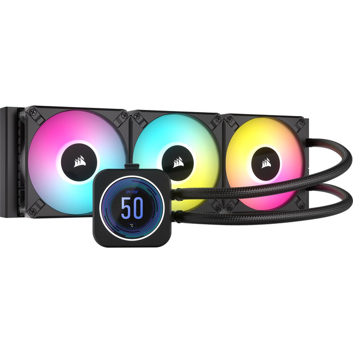 EAN 840006694205 - Corsair iCUE H150i ELITE LCD XT Procesador Sistema de refrigeración líquida todo en uno 12 cm Negro 1 piez imagen 1