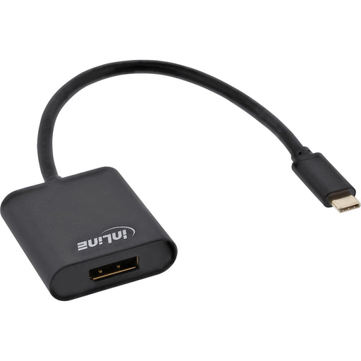 EAN 4043718271139 - InLine 64102B adaptador de cable de vídeo 0,2 m USB Tipo C DisplayPort Negro imagen 1